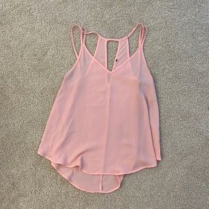 Coral peach color summer top casual or huisjes casual